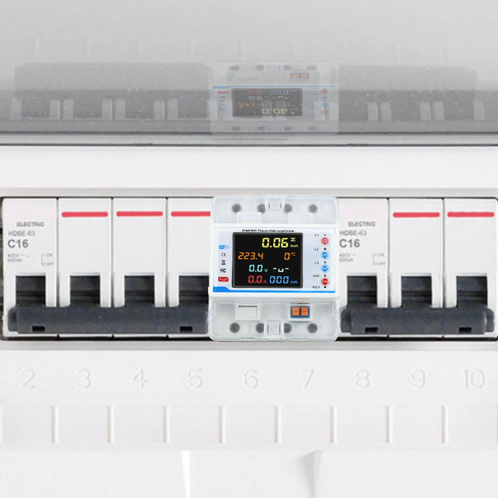 

Energy Management Rated Voltage AC380V 3 Phase Electricity Meter Electricity Solar Power Management Voltage Protection