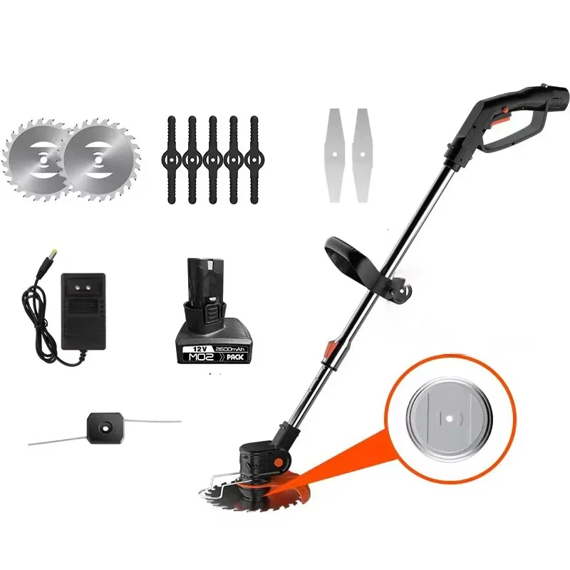 

12V Cordless Lawn Mower Portable Lawn Mower Garden Trimming Power Tool