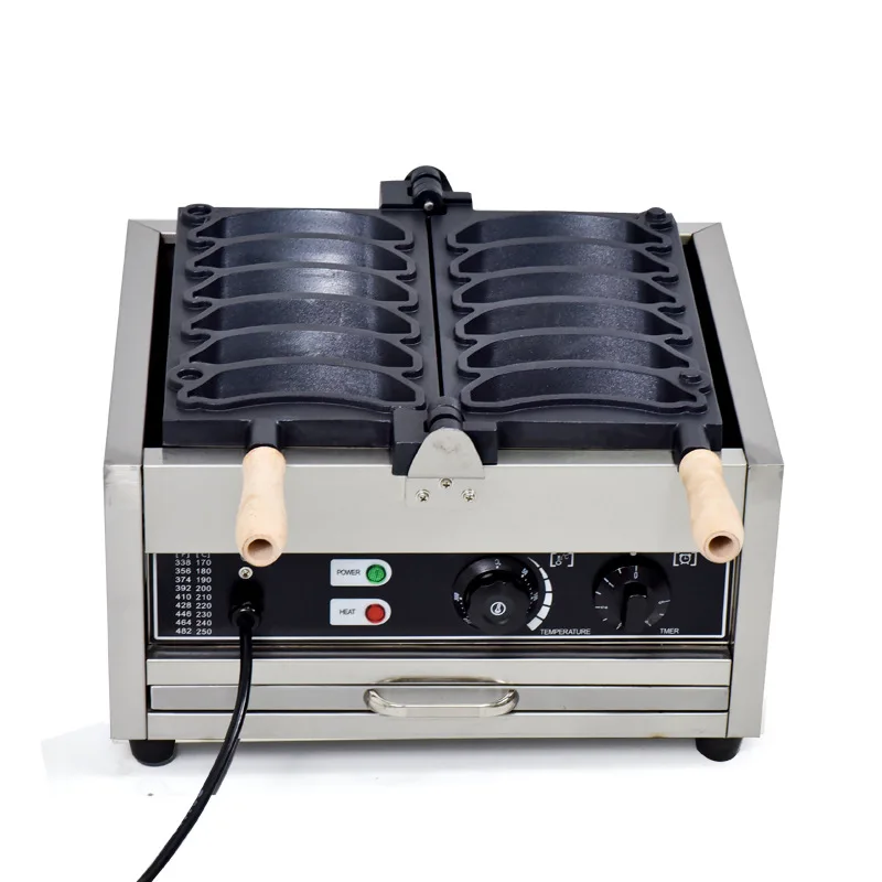 Smiley face banana machine electric heating, large banana burner waffle