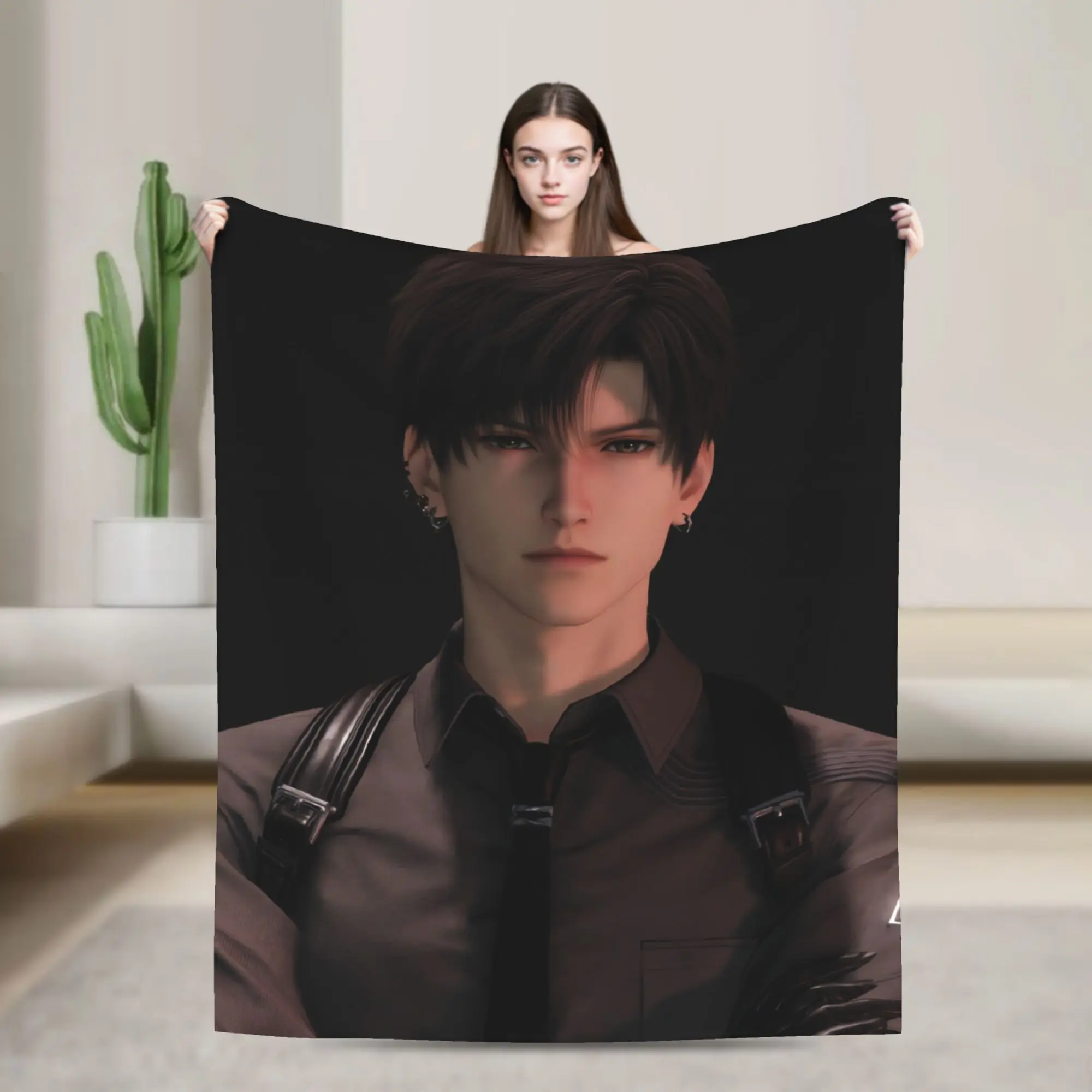 Love and Deepspace Your Husbands Your Boyfriends Blankets Warm Graphic Plush Throw Blanket For Living Room Flannel Bedspread