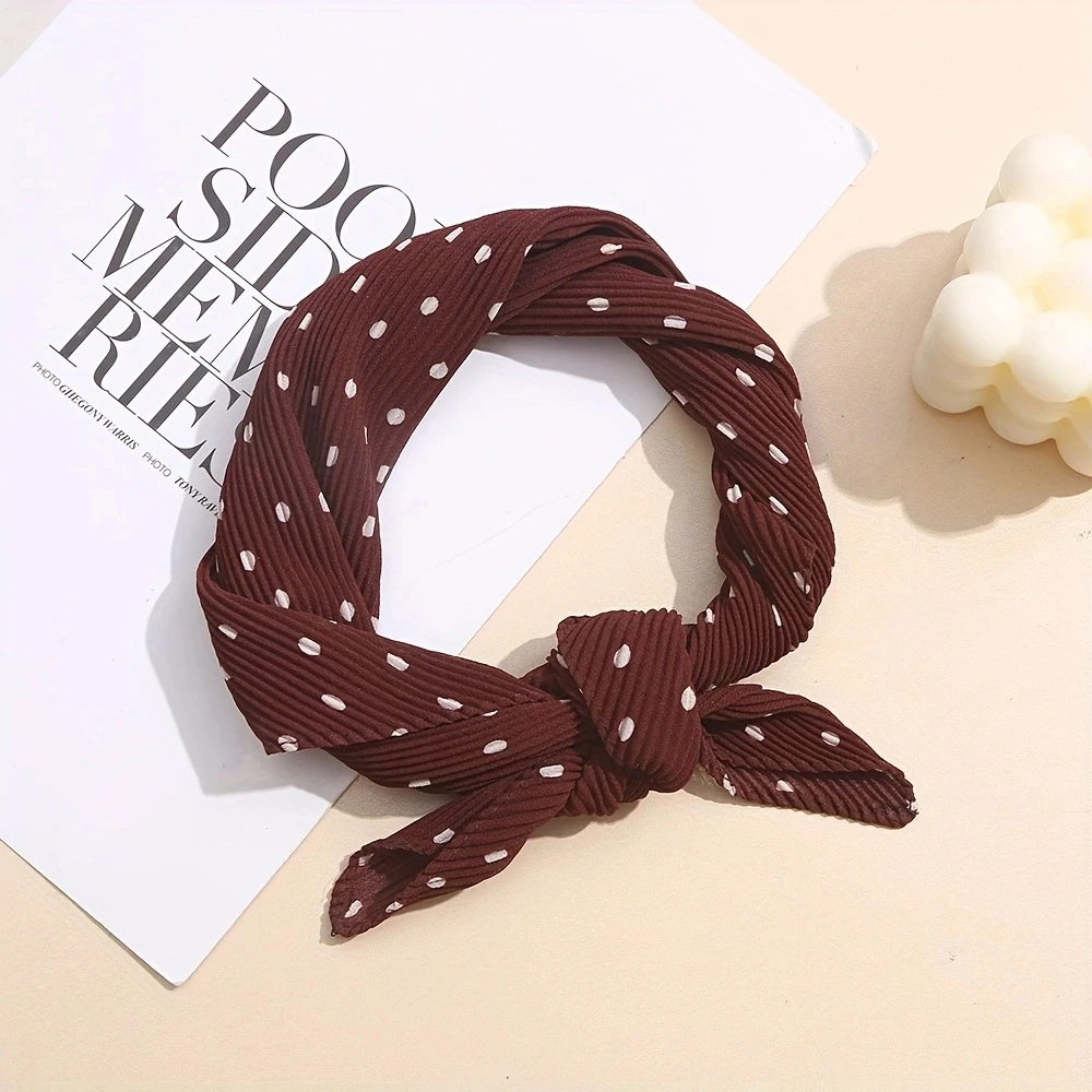 New Spring and Autumn Summer Small Silk Scarf Professional Versatile Decoration Ladies Small Square Scarf