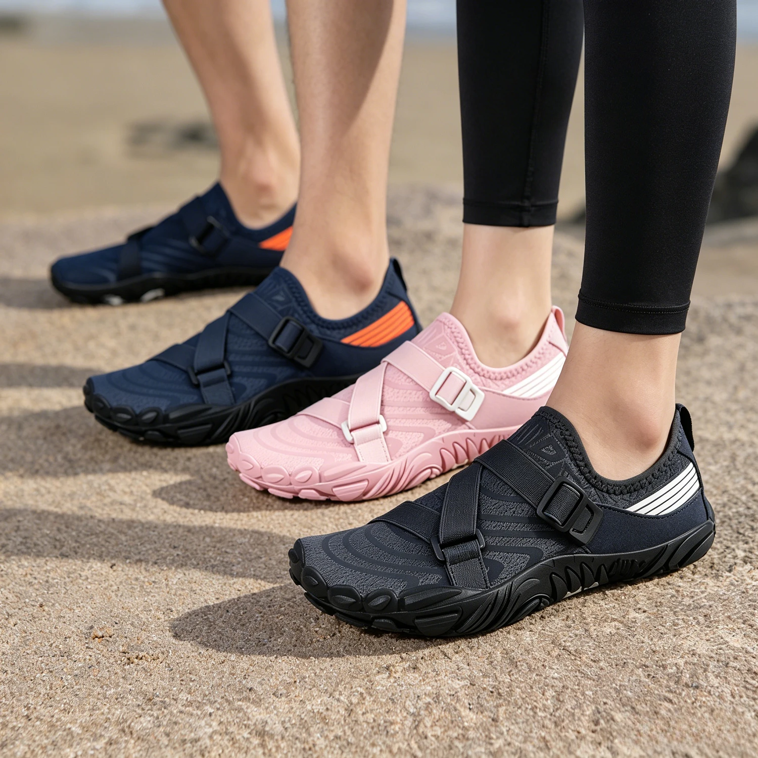 

High Quality Running Dancing Women's Sneakers Beach Outdoor Unisex Wading Shoes Fashion Hiking Off-Road Men's Hiking Shoes