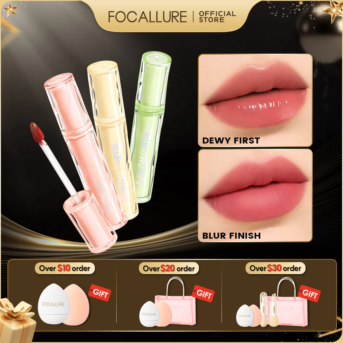 FOCALLURE-brillo de labios de terciopelo resistente al agua, taza no pegajosa de larga duración, lápiz labial líquido hidratante, esmalte de labios, Cosméticos de maquillaje