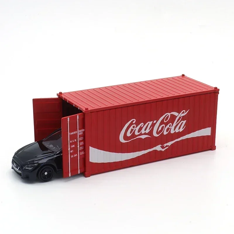 TIME MICRO 1:64 Alloy 20 'container Model Car Logo Model Car Alloy Toys Motor Vehicle Diecast Metal Model for Children