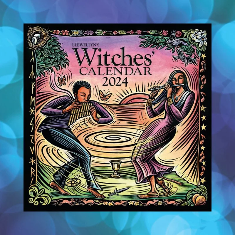 Witches Calendar Articles Decor Home2024 Calenda 2024 Witches' Calenda (Calendar) Durable Easy To Use 30 X 30Cm