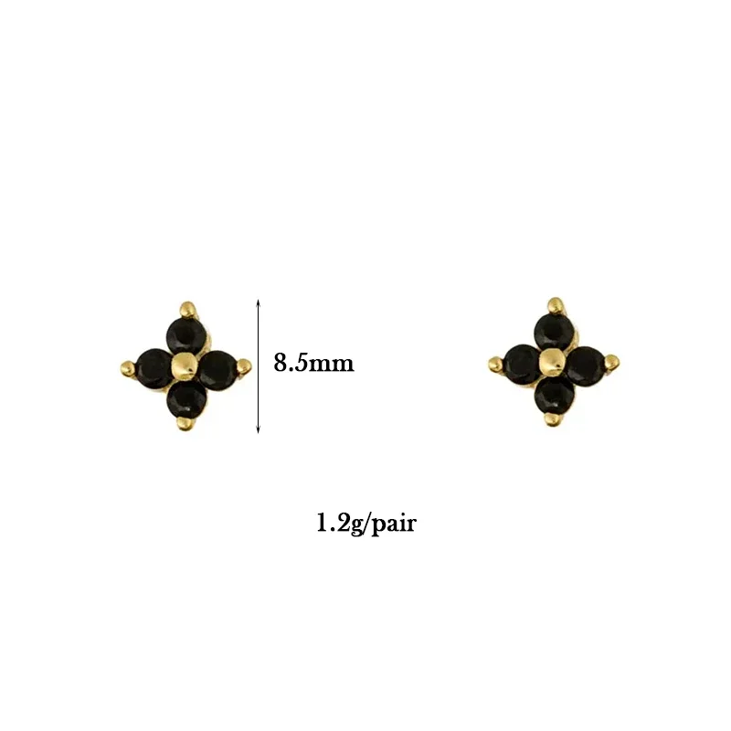 CRMYA Gold-color Dangle Stud Earrings For Women Boho Style Cubic Zirconia Waterproof Women Earrings 2023 Jewelry Wholesale