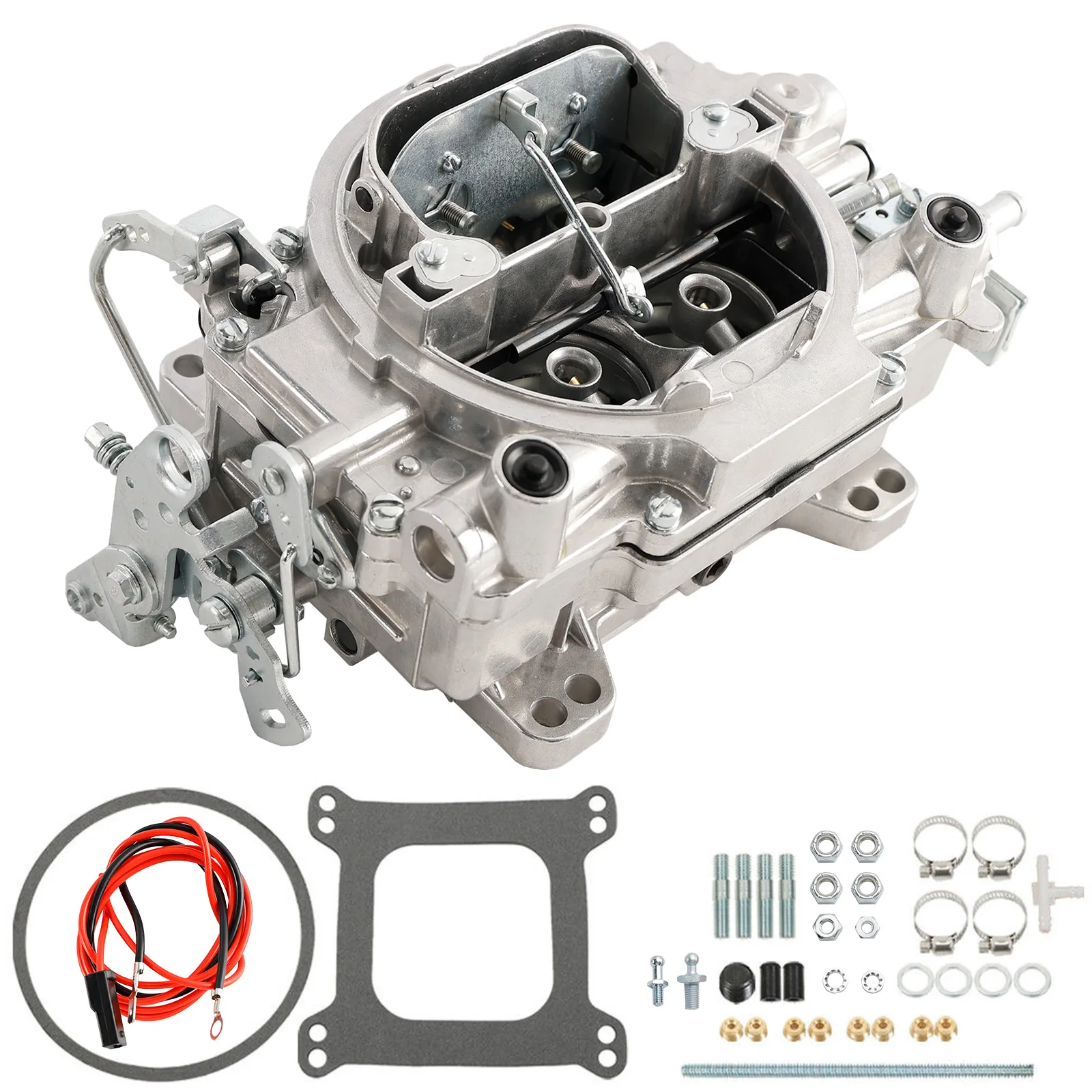 Artudatech 4 Barrel Carburetor Performer Manual Choke 600 CFM w/ Gasket For Edelbrock 1405 Car Accessories