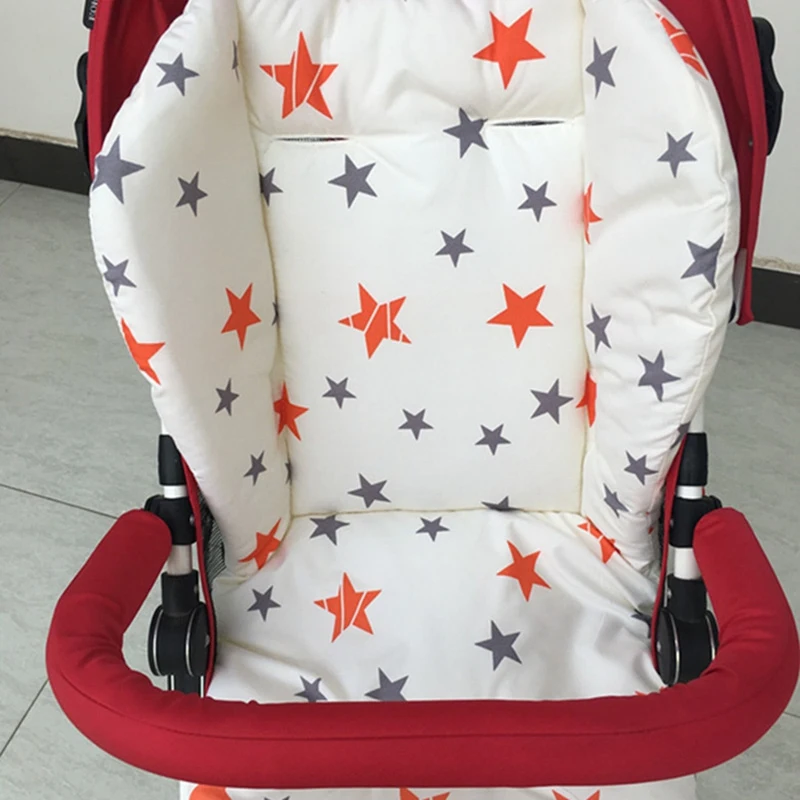 범용 아기 유모차 시트 패드, 높은 의자 시트 쿠션 라이너 매트, 면 부드러운 수유 의자 패드 커버