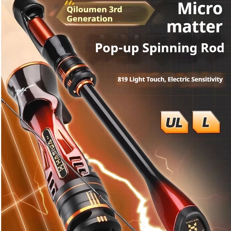 

New Hasda Solomon Ul Ultra Light Fishing Rod Micro Lure Rod Fast Action Casting Spinning Rod For Horse Mouth Fish