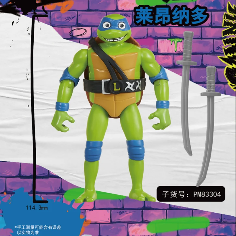 

New 4.5-Inchteenage Mutant Ninja Turtles Legends Toy Cartoon Style Joint Movable Ornament Collectible Model Toy Birthday Gifts