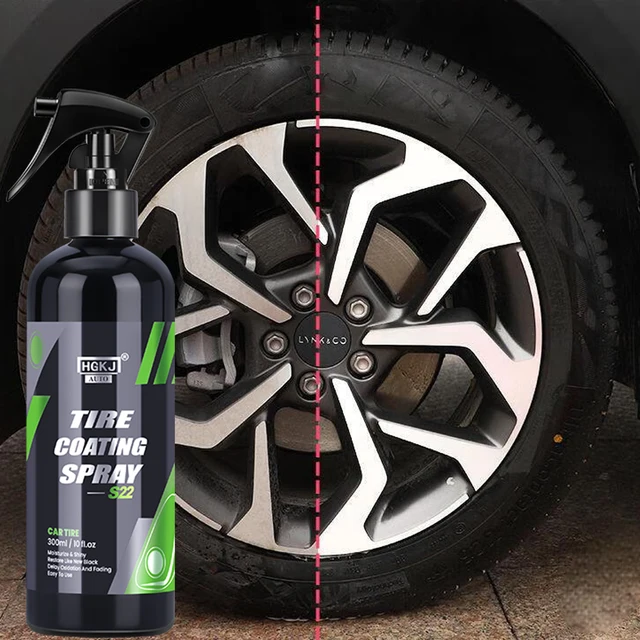 Powłoka nabłyszczająca opony samochodowe połysk opon plastikowe gumowe koło środek do renowacji Spray polerowanie rozjaśniacz środek czyszczący powłoka HGKJ S22