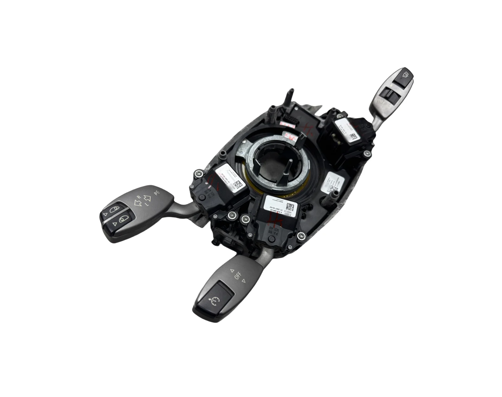 الكلاسيكية عالية الجودة 7 سلسلة E65E66 مجموعة عمود التوجيه التبديل مركز زاوية الاستشعار مفتاح الإضاءة مثبت السرعة ل #2