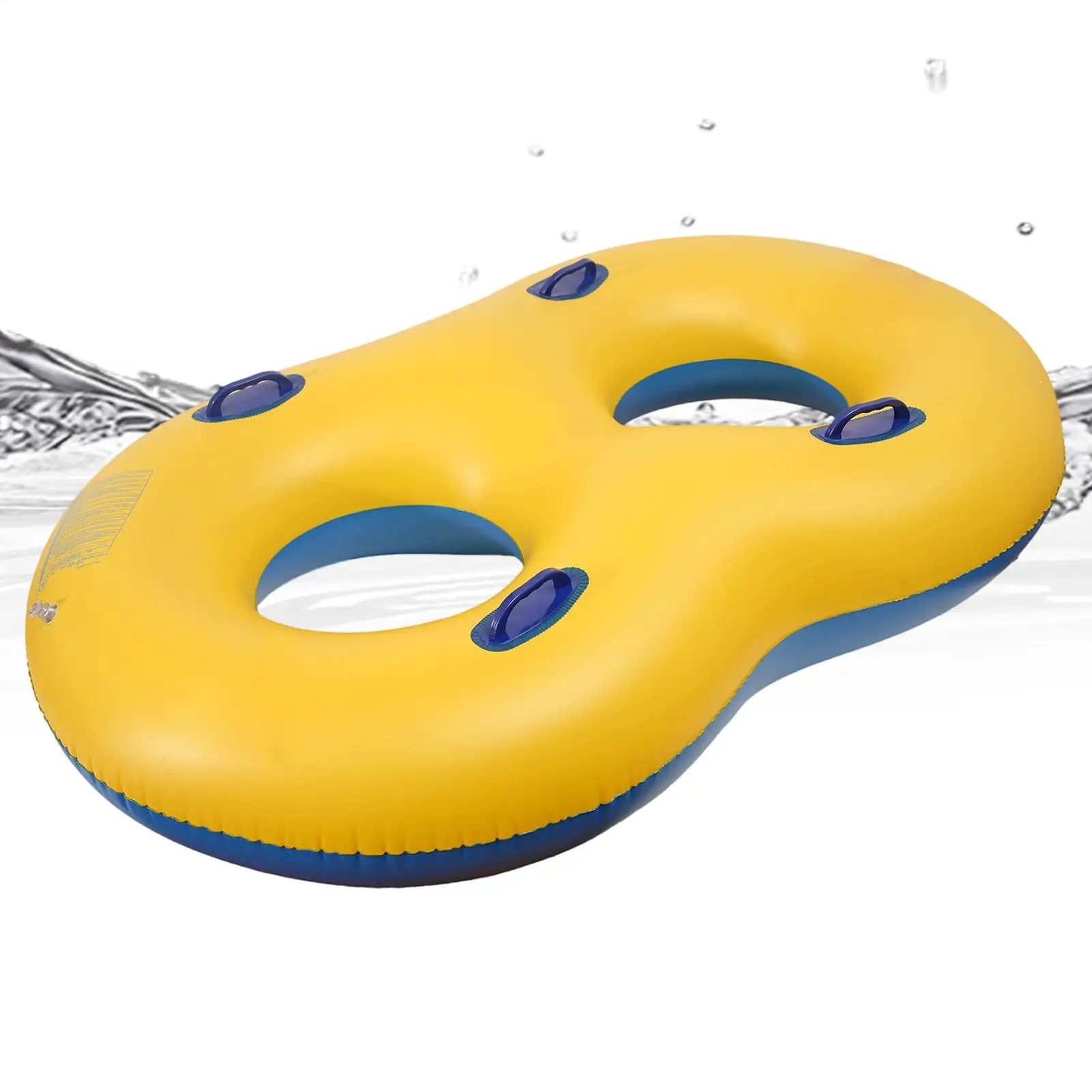 Pool Lounger Inflatable Double-People Raft Figure-Eight Adults Swim Pool Lounger For Summer Backyard Lake Poolside River Men