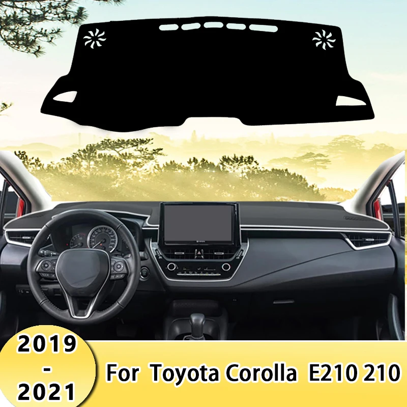 

Car Dashboard Cover Sun Shade Mats Avoid Light Pads Instrument Panel Protective Carpets For Toyota Corolla E210 210 2019-2021