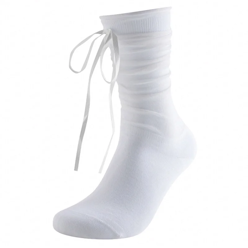Puma Women's Long Stockings - Simple and Vibrant Butterfly Knot Ribbon Casual Stockings for Sports 952083-02