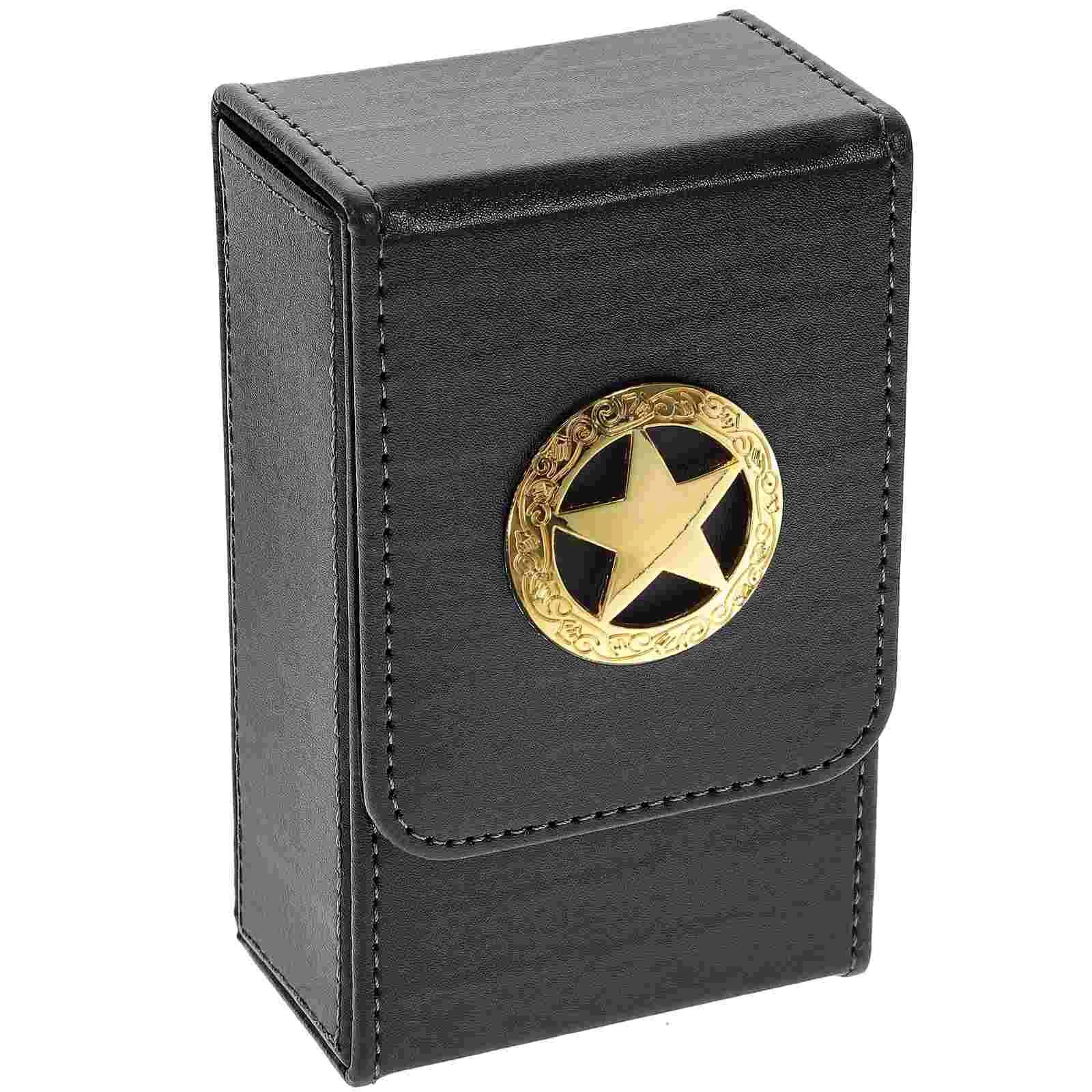 Tarot Storage Box Card Holder Games Cards Wiccan Supplies Playing Case Pu Container Portable Deck