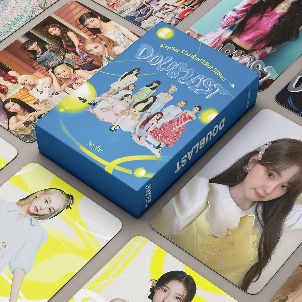 55PCS/Set Kpop Kep1er Album DOUBLAST Lomo Cards Kep1er Photocards Photo Card Fans Collection Gift Cards