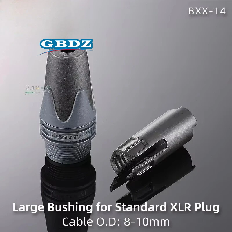 

XLR Plug Large Bushing BXX-14 for Cable Wire Diameter 8 mm - 10 mm Suitable for NEUTRIK 3/4/5/6/7 cores
