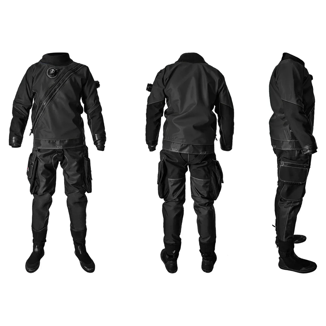 High Quality  Womens Kayaking Whitewater Canoeing Zipper Diving Mens Dry Suit