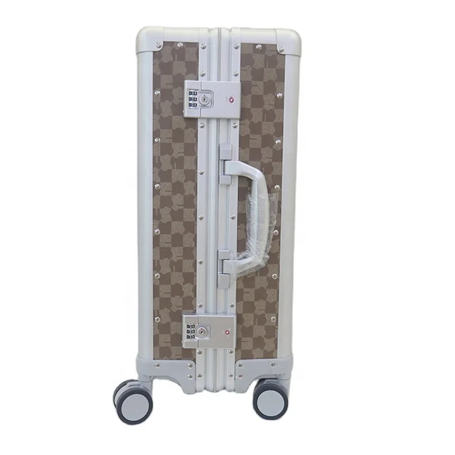 18/20/24 inch suitcase, all aluminum alloy travel trolley case/combination case/luggage