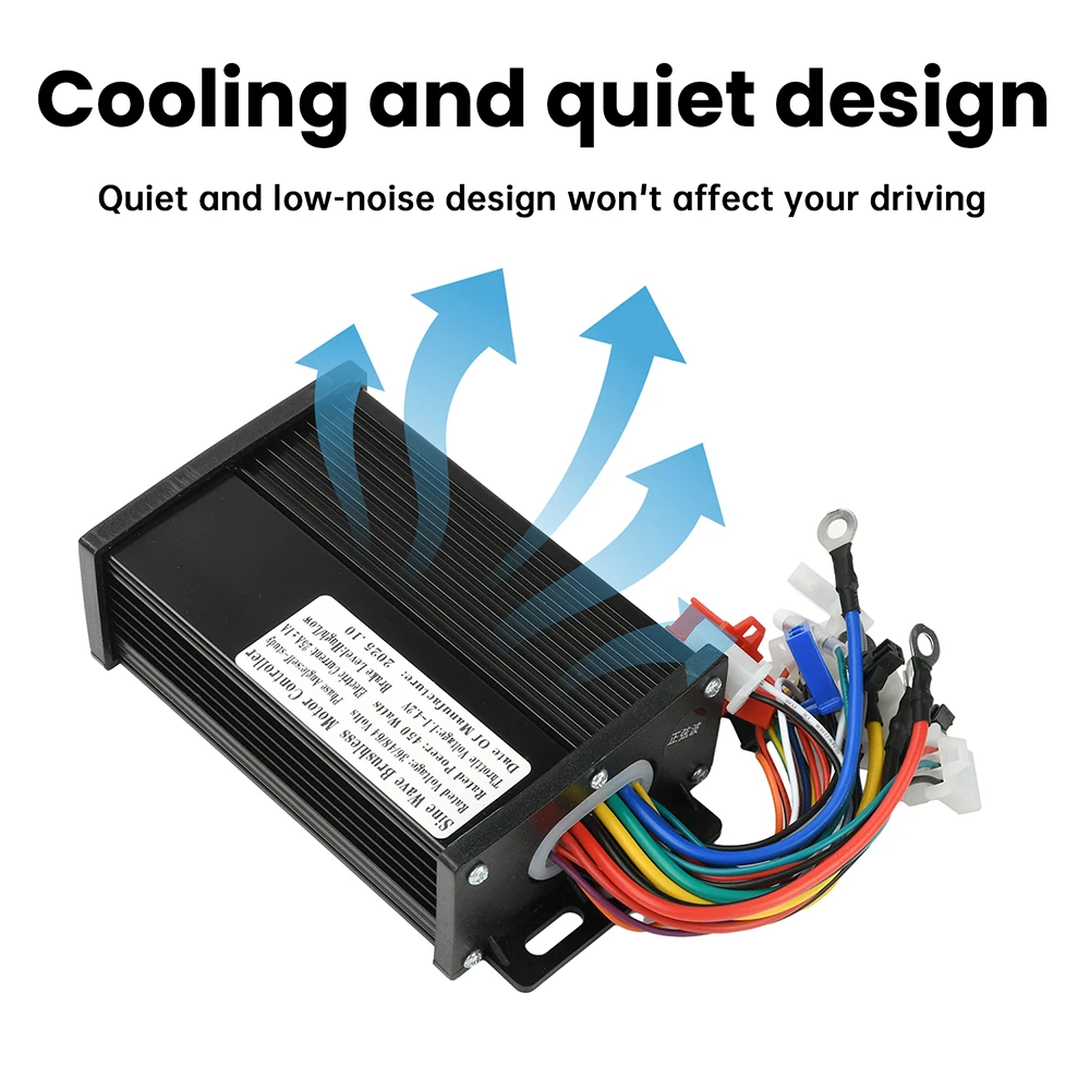 450W Brushless Motor Controller 36V 48V 64V Sine Wave Triple-Mode