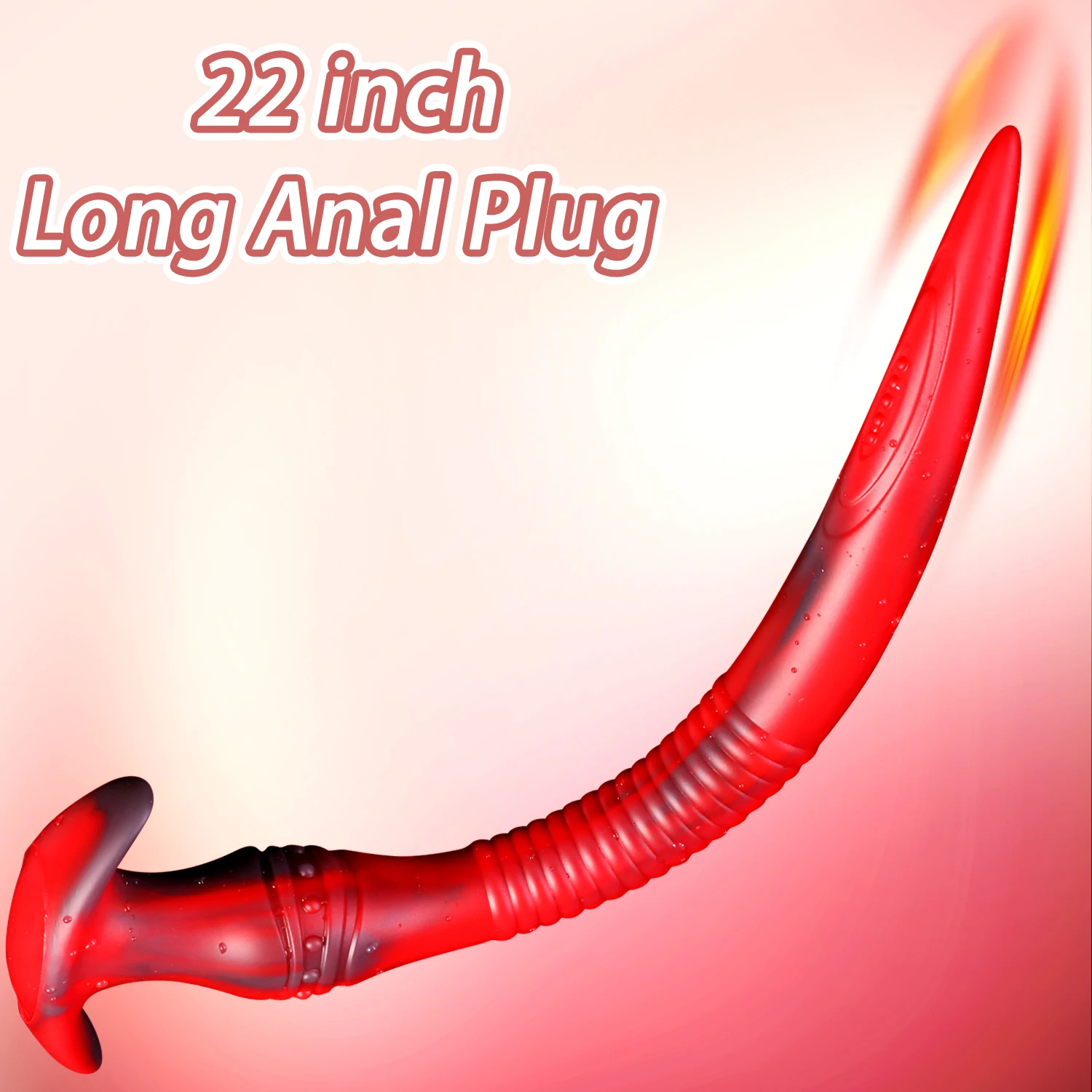 Super Anal Plug 22 inch Butt Plug Tail Adult Sex Toys For Women Men Gay Prostate Massage Anal Dilation Soft Silicone Buttplug