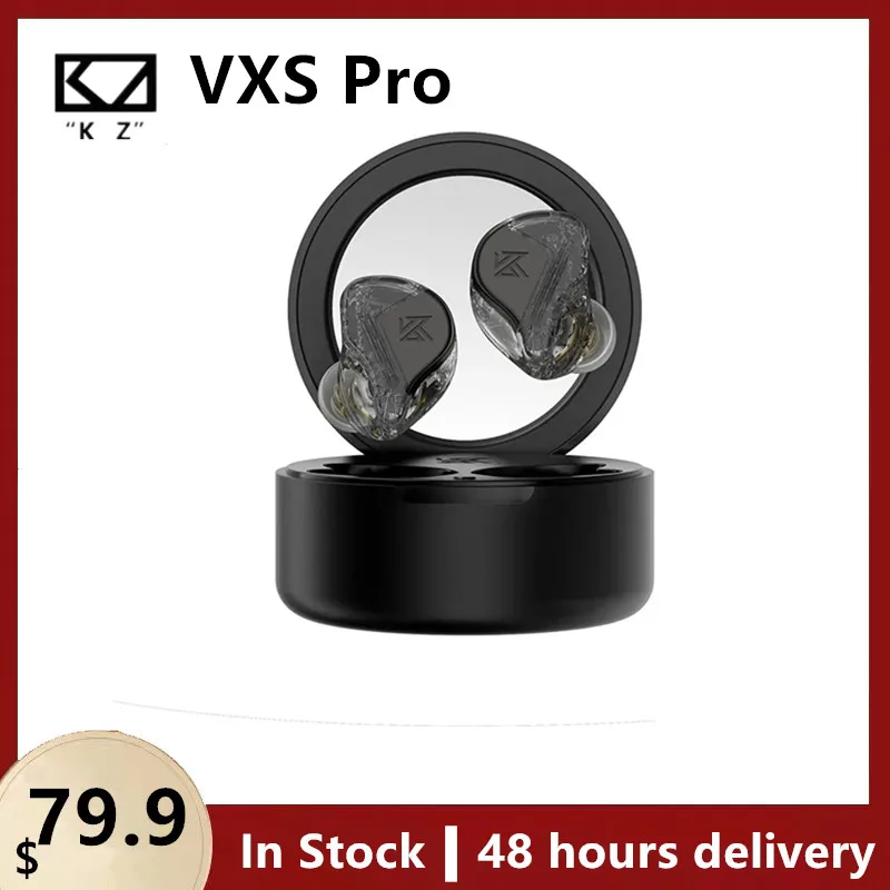 

KZ VXS Pro TWS Earphones Bluetooth-compatible 5.3 Wireless Hybrid HiFi Game Earbuds Touch Control Noise Cancelling Sport Headset