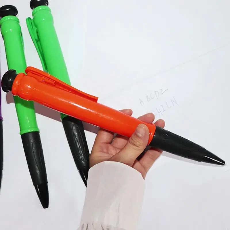 C1FE Jumbo-Pen Novelty-Big Pencil Retractable Ballpoint Pen for Home Decor/Props/Gift