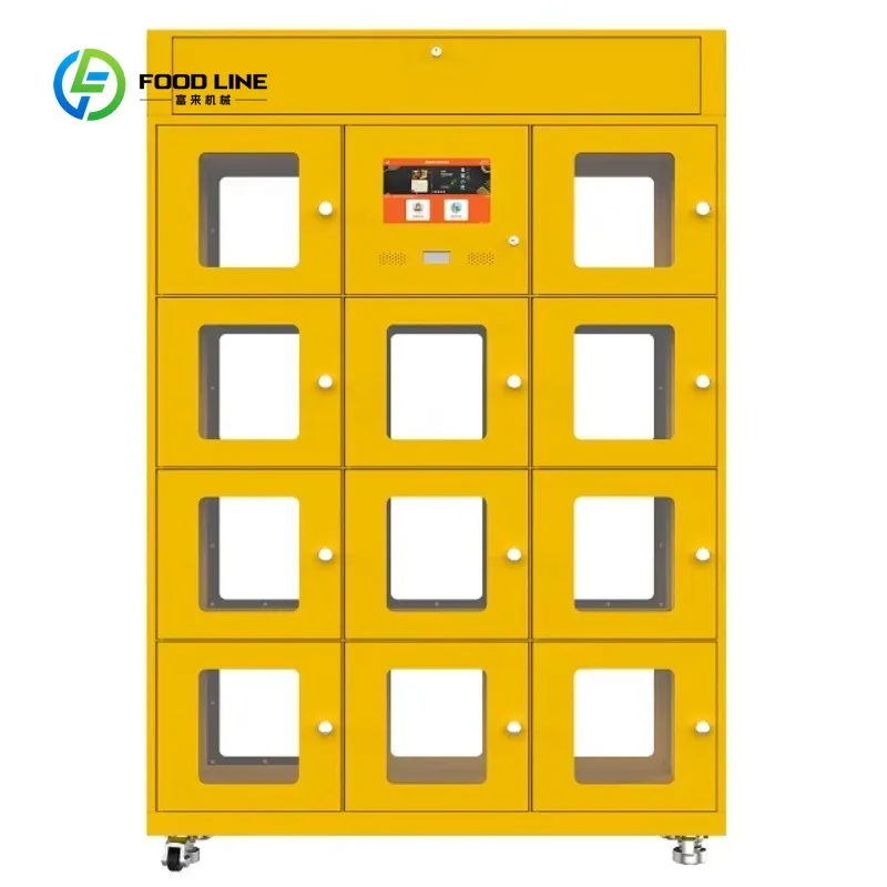 Customized Smart Dual-sided Fast Food Delivery Parcel Click and Collect Locker for Restaurant