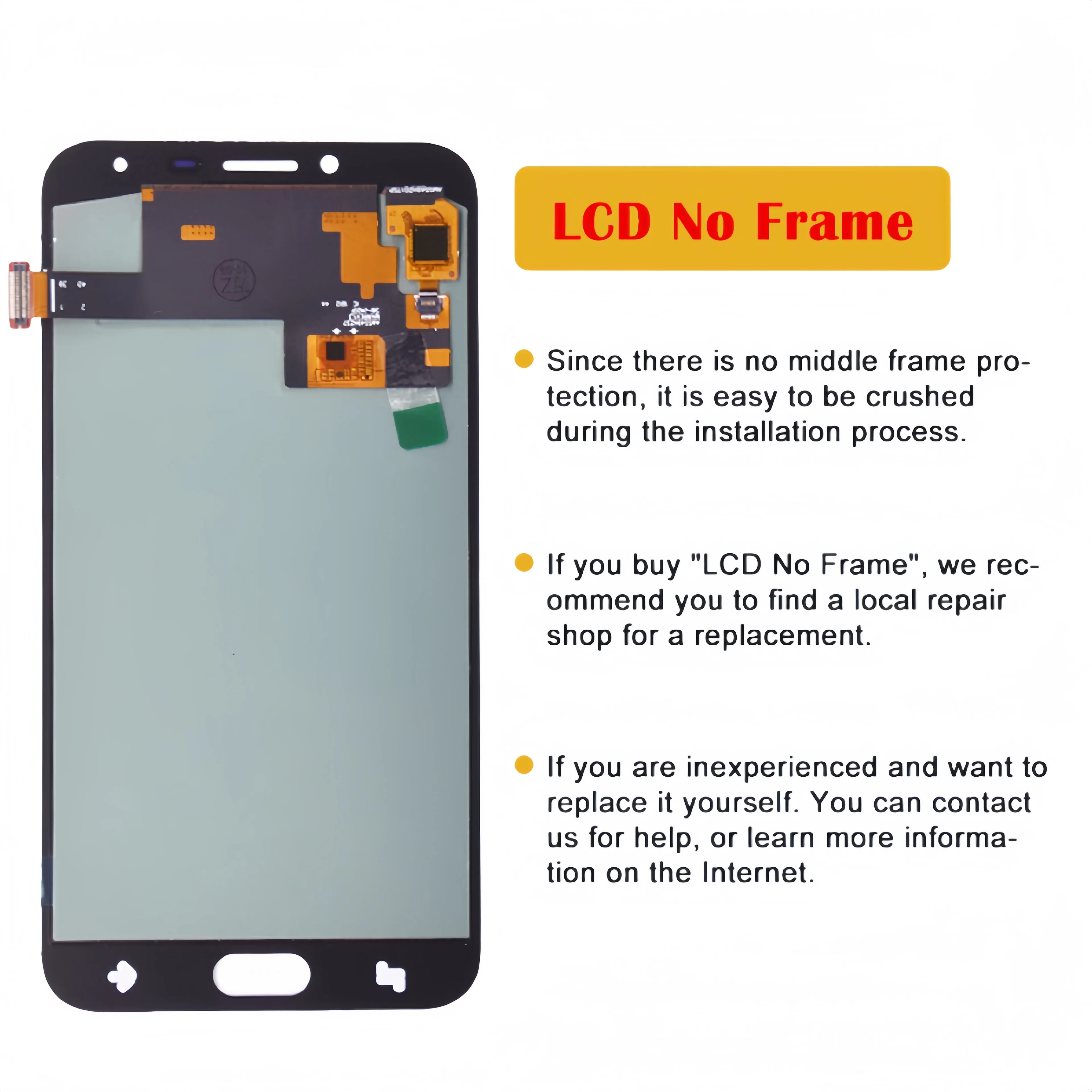 Substituição do conjunto do digitador da tela de toque da exposição LCD, apto para Samsung Galaxy J4 2018, J400, SM-J400F, J400G, J400M, J400H,