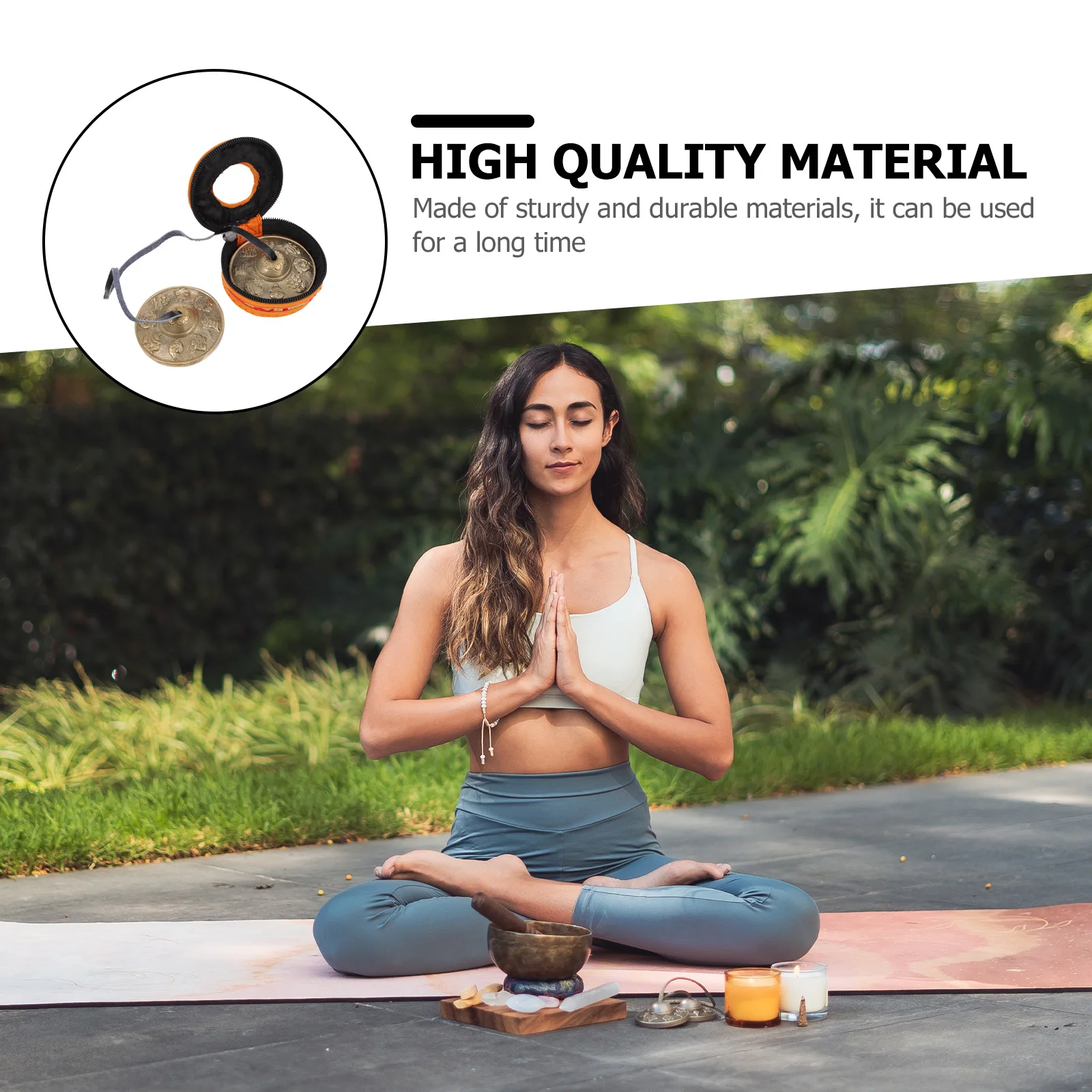 

Instrument Yoga Accessories Cymbal Tingsha Cymbals Bells Pure Copper Brass