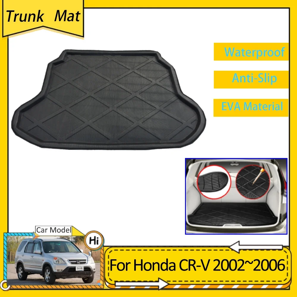 

Car Trunk Mats for Honda CR-V CRV CR V MK2 2002 2003 2004 2005 2006 Accsesories Cargo Boot Pads Protective EVA Waterproof Carpet