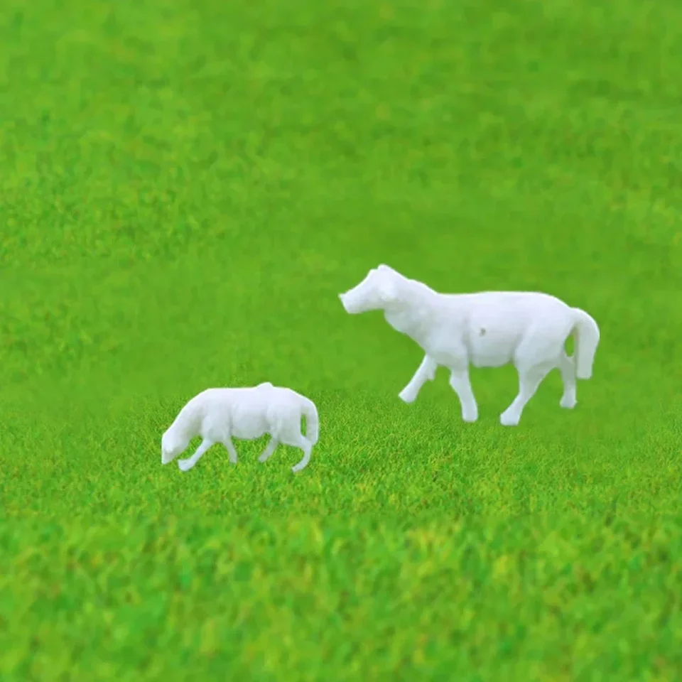 Figurines Animaux Ferme Noch – 9 Pièces – Modélisme Ferroviaire – Échelle H0 – Dès 14 Ans