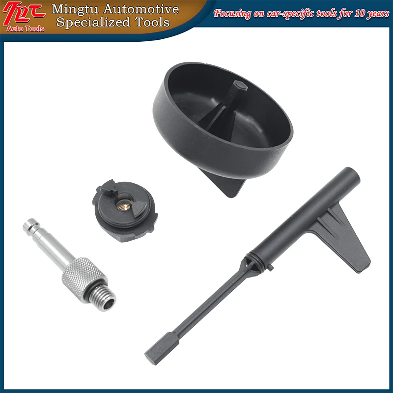 

Инструмент для наполнения трансмиссионным маслом, совместим с 9-скоростным заменителем масла Mercedes Benz 725,0, комплект адаптеров для наполнения трансмиссионным маслом