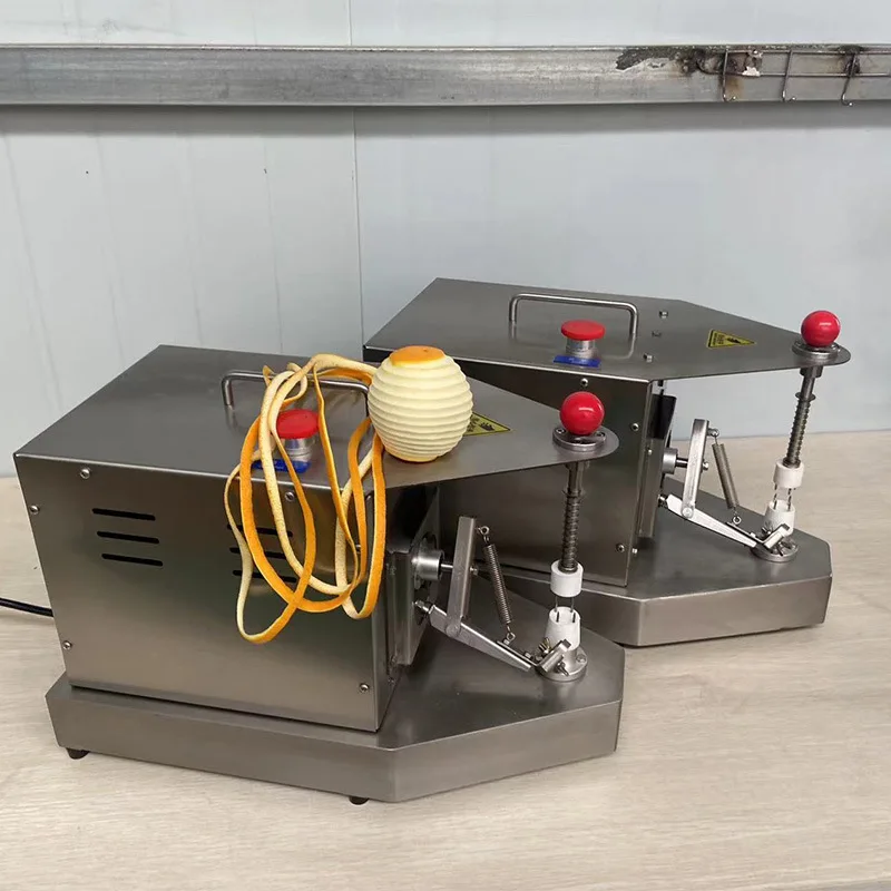 Commercial Table Top Lemon Peeler Industrial Stainless Steel Fruit & Vegetable Orange Citrus Mango Skin Peeling Machine