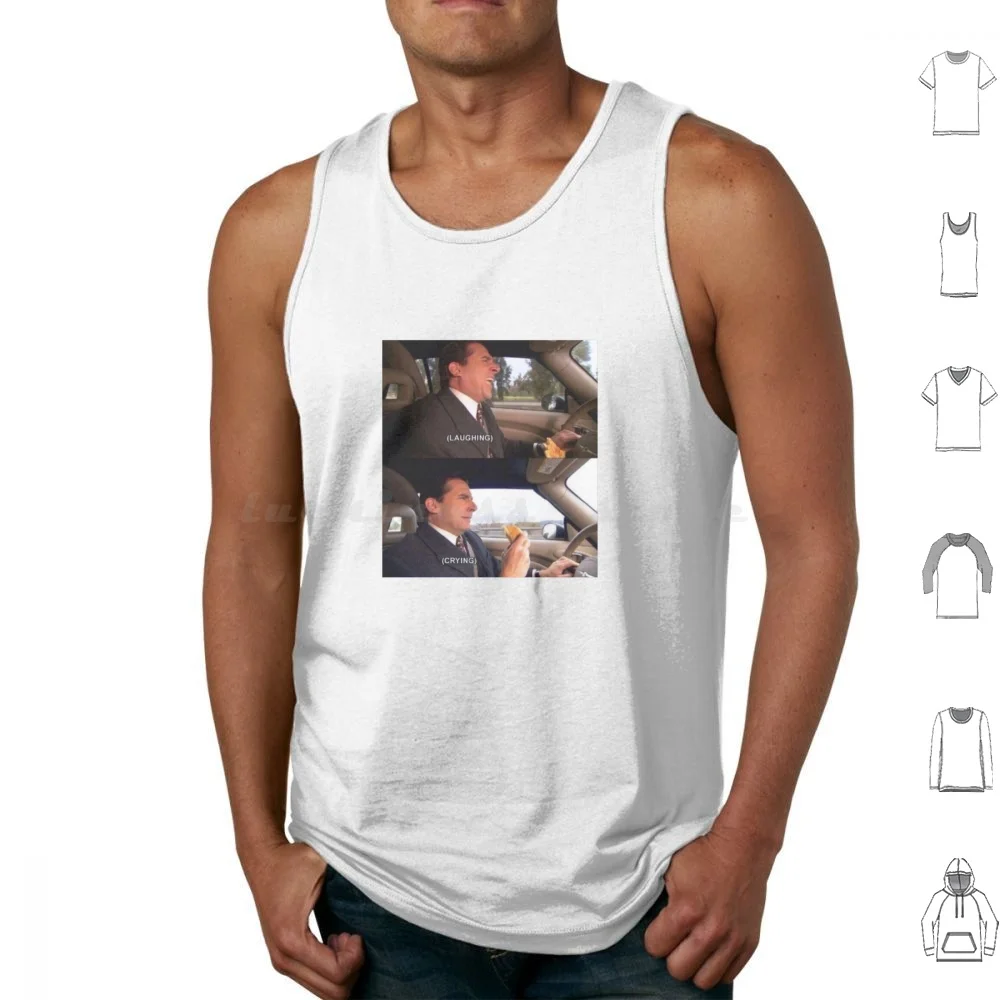 The Office Michael Tank Tops Print Cotton The Office Office Michael Michael Laughing Crying Laughing Crying Scranton Pa
