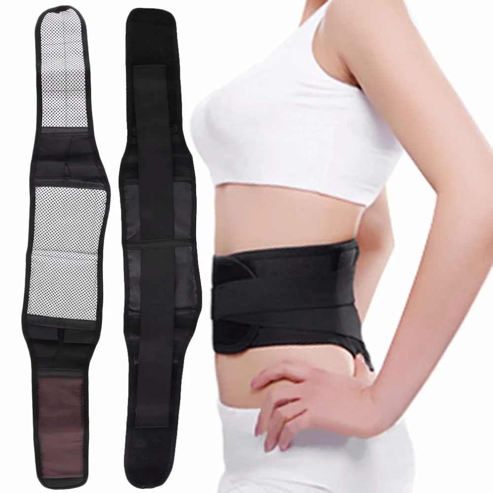 Adjustable Waist Shapers Tourmaline Self heating Magnetic Therapy Back Waist Support Belt Lumbar Brace Band Health Care Massage