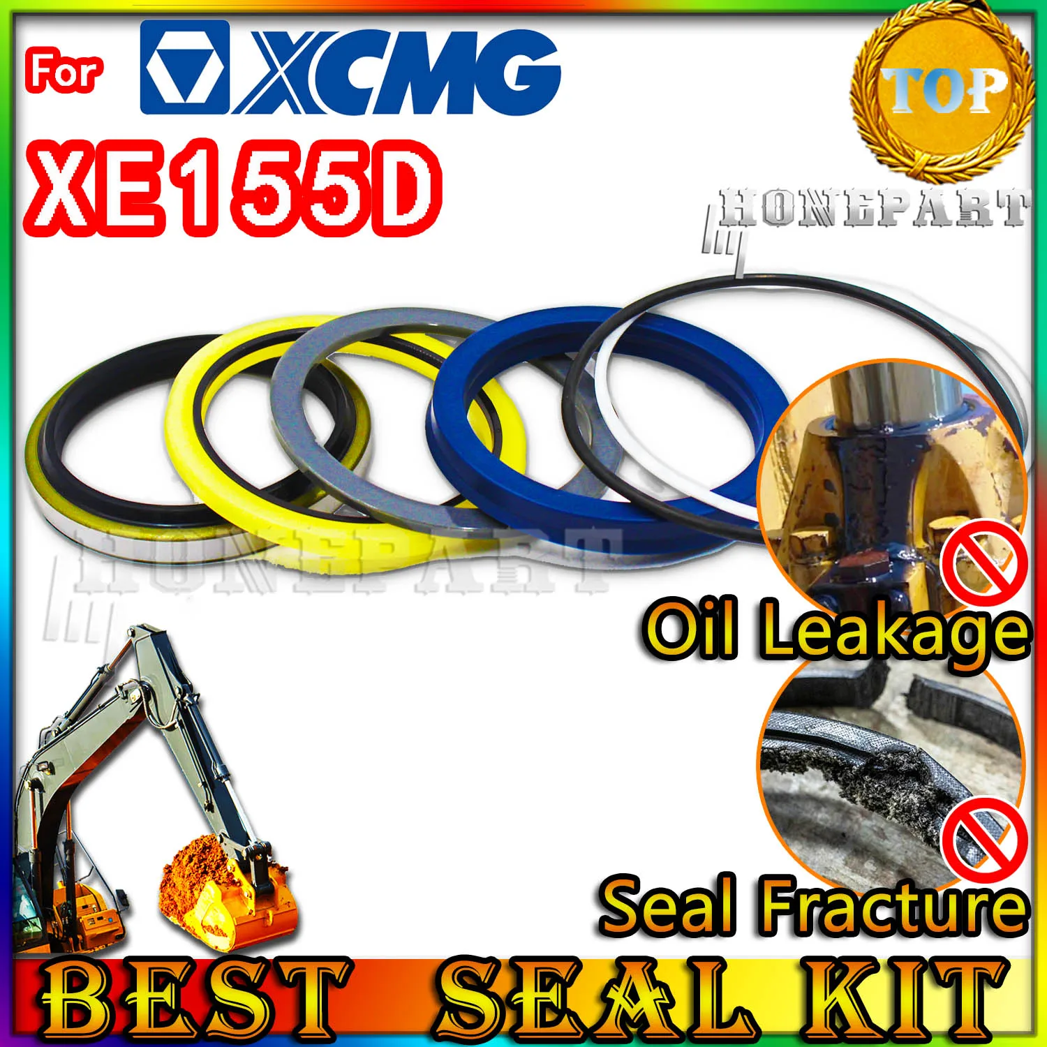 

FOR XCMG XE155D Oil Seal Repair Kit Excavator Pack Heavy Master Excavating Machinery Maintenance Floating Rebuild Parts MOTOR