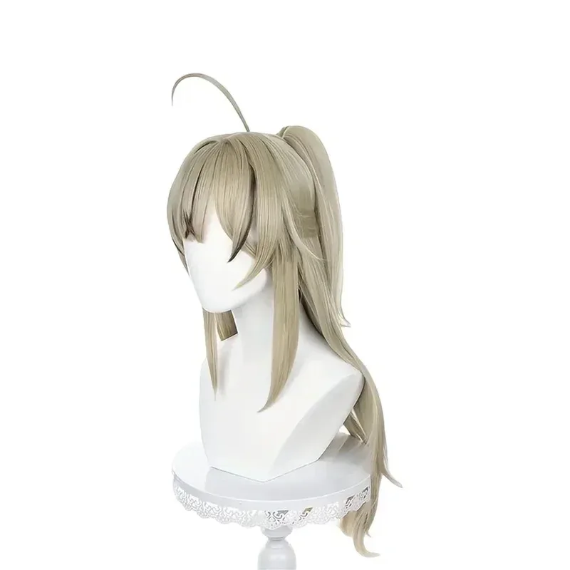 Anime genshin impacto kirara cosplay perucas festa feriado resistente ao calor cabelo sintético pré estilo adereços x, 5;d'2.y;8'
