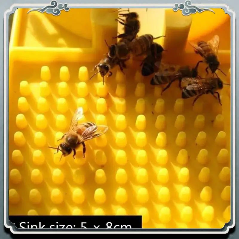 Bee Feeding Tools 4Pc Drinking Water Feeder Drinking Bee Keeper Waterer Honey Feeder Supplies Bees Watering Tools Drinker Top-Ra