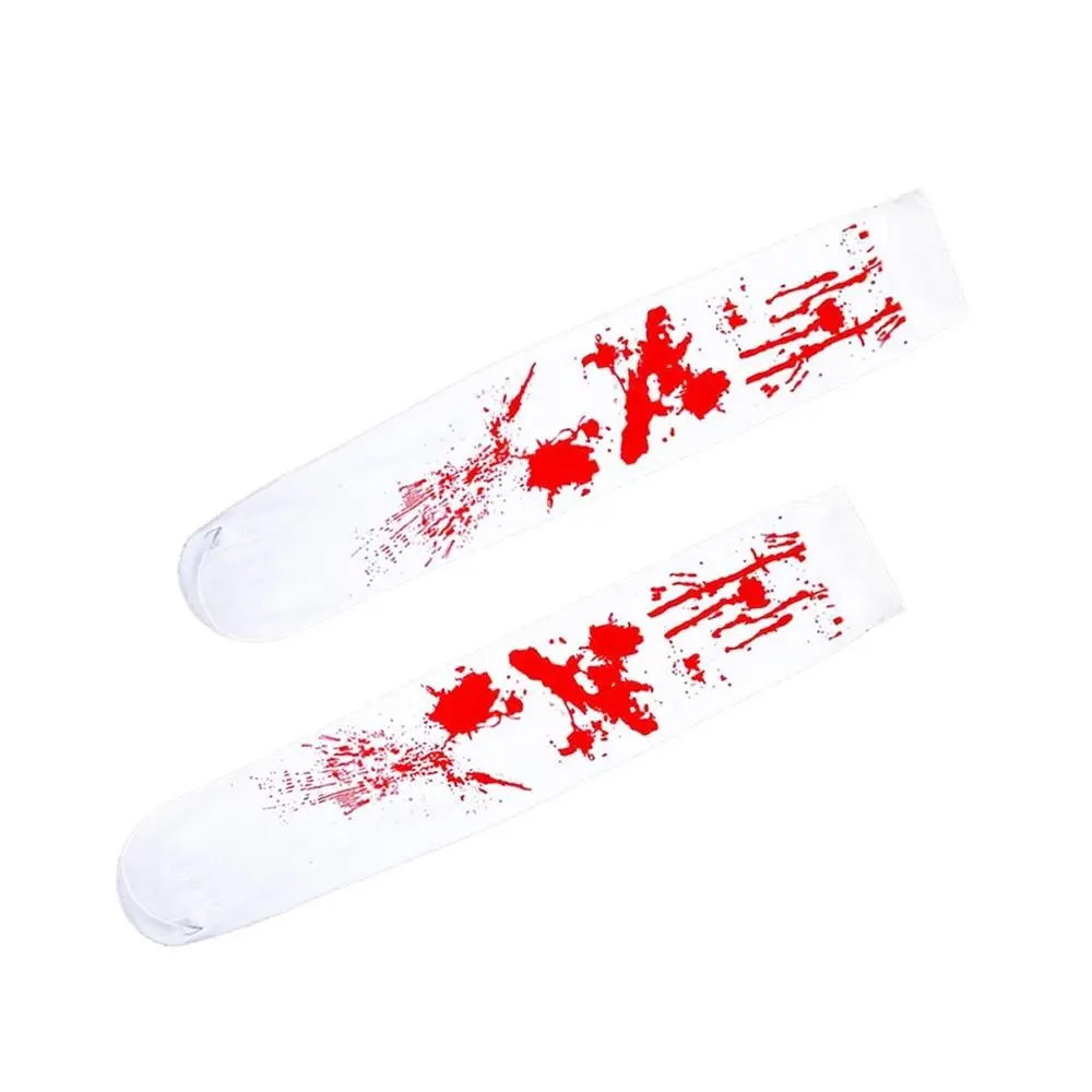 Novo cosplay traje avental de sangue assustador horror manchado de sangue meia pano festival cosplay prop cozinha