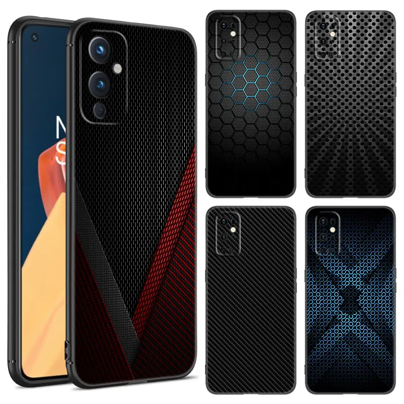 Carbon Fiber Phone Case For OnePlus 7T 8 9 10 11 ACE Pro 8T 9RT 10T 10R Nord 2 CE2 Lite N10 N100 N20 N200 5G TPU Black Cover