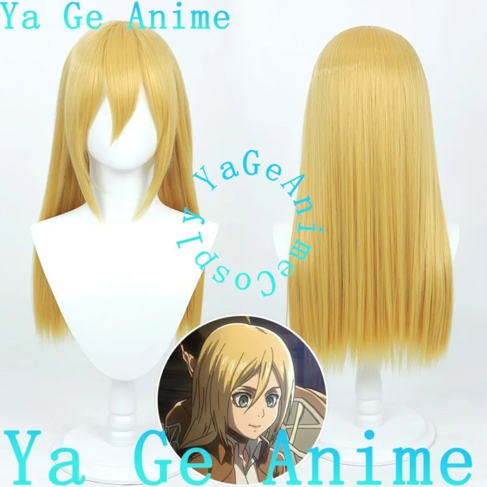 

Attack On Titan Historia Reiss Cosplay Wig Anime Reality Show Game Role-playing Wig Used For Anime Dance Parties