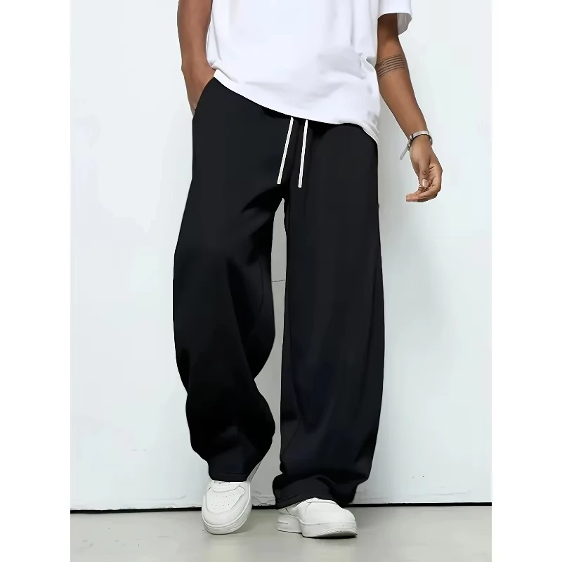 

Men and Women in Autumn and Winter Super Handsome Men's Straight Leg Pants Made of Pure Cotton for Casual Wear Suitable for Both