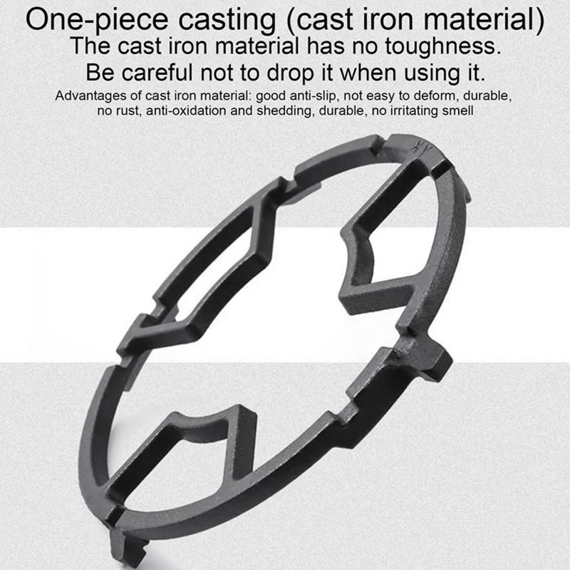 Gas Stove Auxiliary Small Pot Rack Gas Stove Accessories Cast Iron Stove Rack Universal Non-Slip Medicine Pot Rack