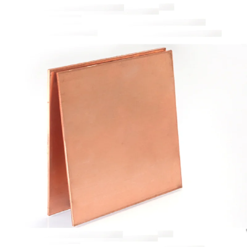 

0.5mm Thick T2 Copper Plate Block Customized Sizes 0.5-50mm thickness Cu Sheet