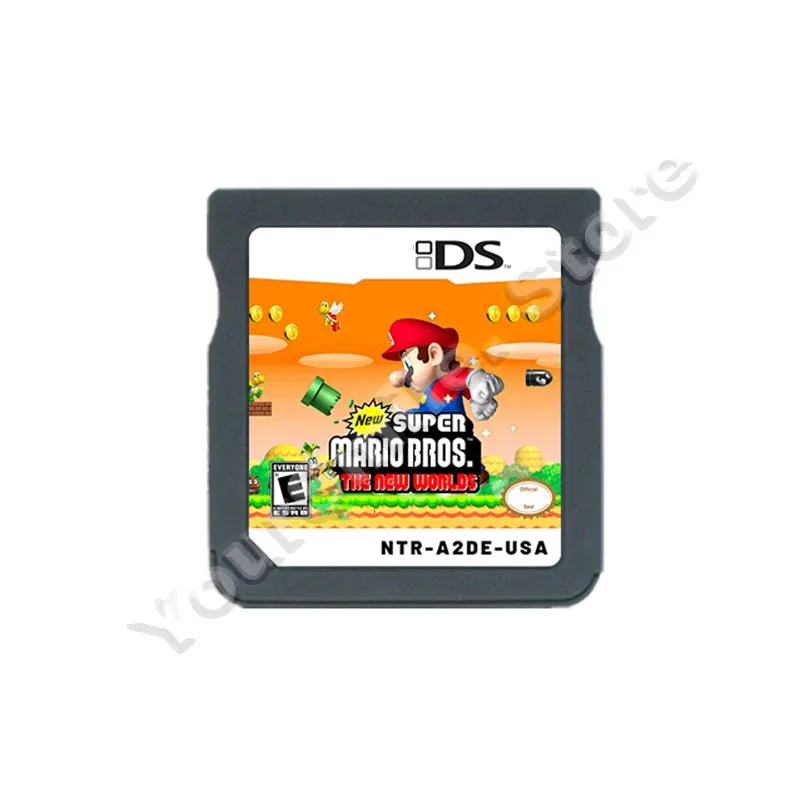New Super Mario Bros. - The New World NDS Game Card Box American Version in English
