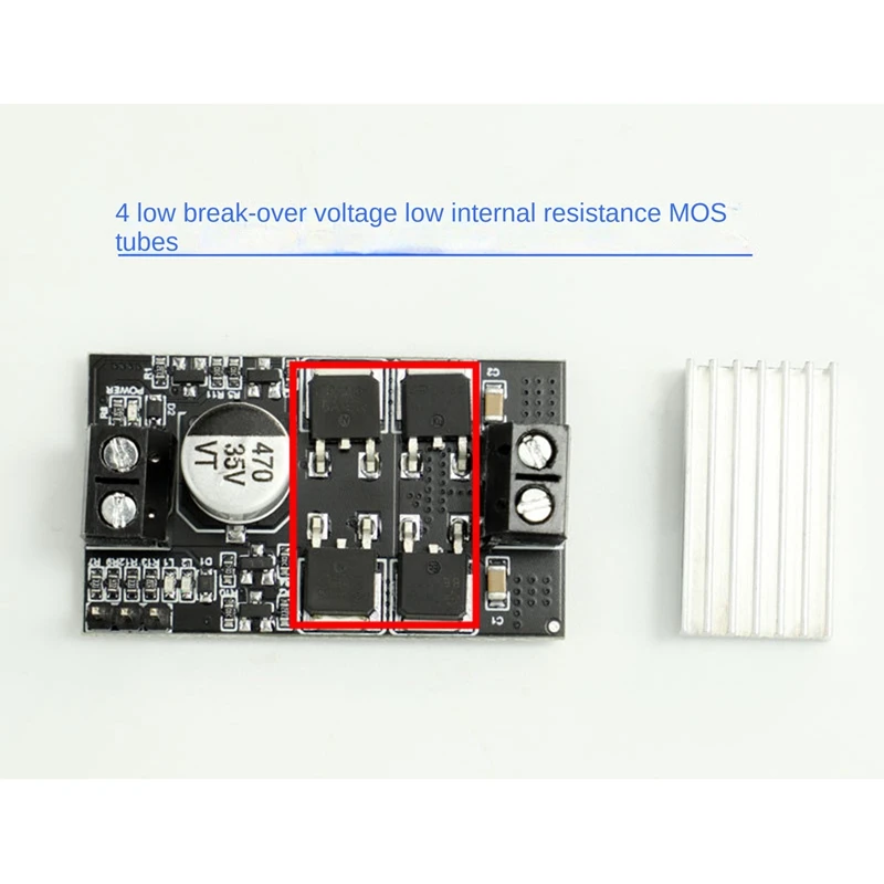 MC10 DC Motor Drive Module 10A 3-20V High-Power PWM Speed Regulating Light Regulating Wide Voltage Current Drive Module