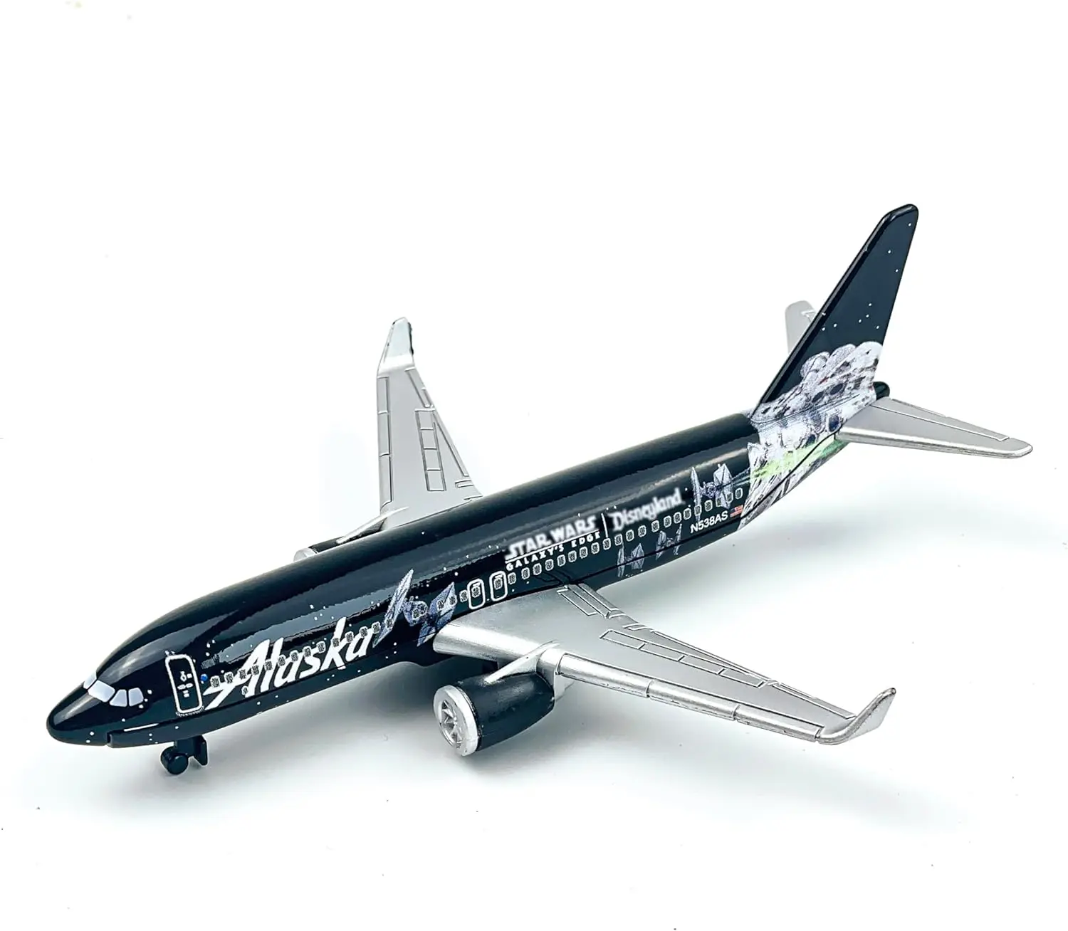 알래스카 항공기 다이캐스트 금속 모델, 이동식 바퀴 포함, 수집 및 선물용으로 이상적