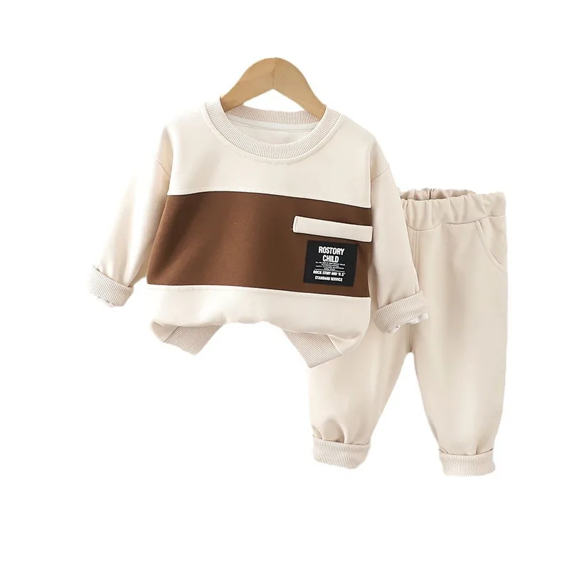

New Spring Autumn Baby Girls Clothes Children Boys T-Shirt Pants 2Pcs/Set Toddler Clothing Infant Casual Costume Kids Tracksuits